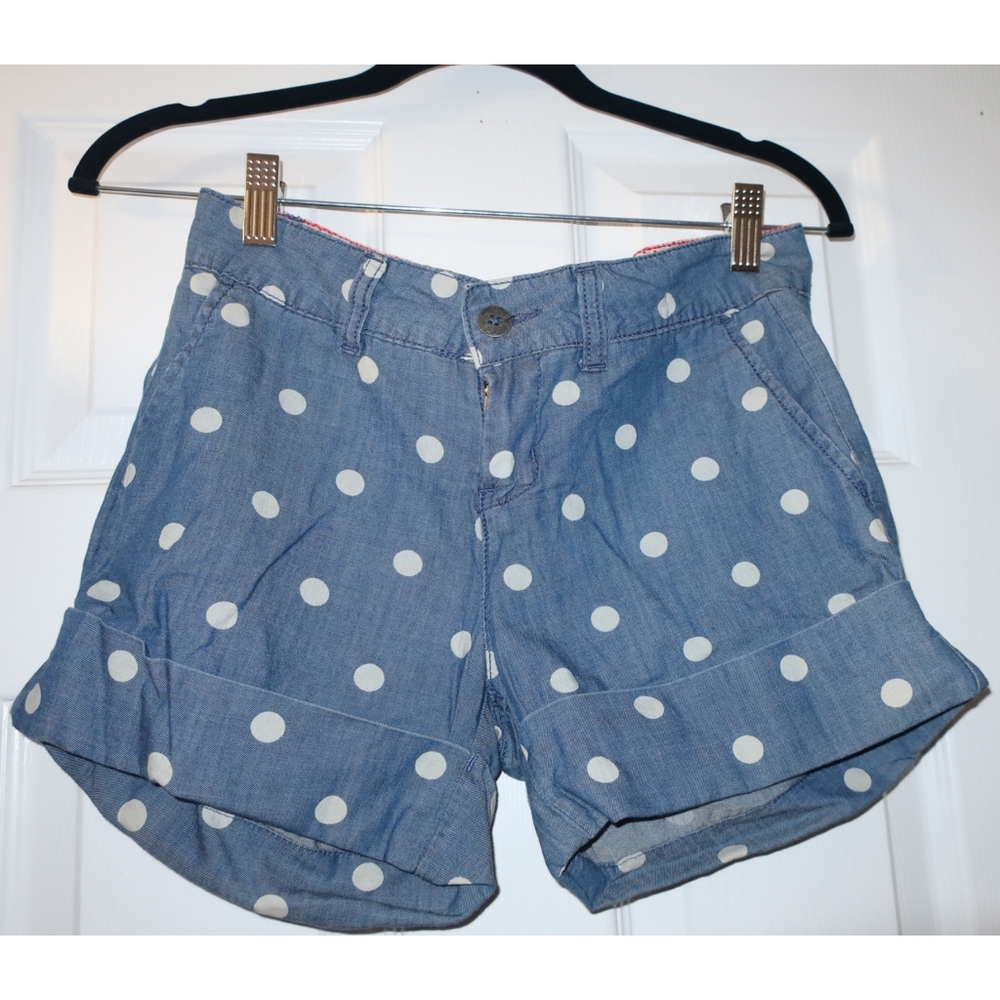 Blue Polka Dot Shorts